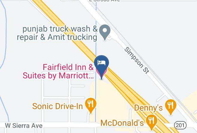 Fresno - Fairfield Inn & Suites By Marriott Selma Kingsburg Maps