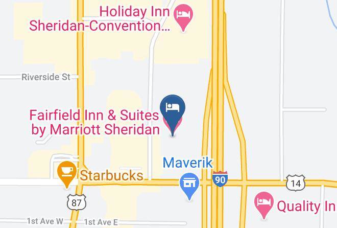 Sheridan - Fairfield Inn & Suites By Marriott Sheridan Maps