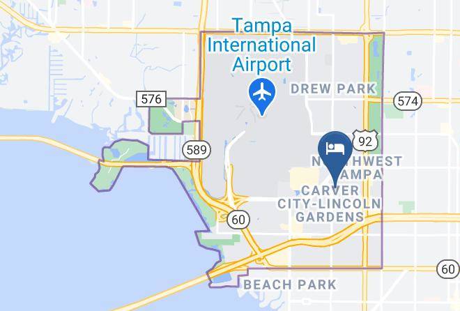 Hillsborough - Fairfield Inn & Suites Tampa Westshore Airport Maps