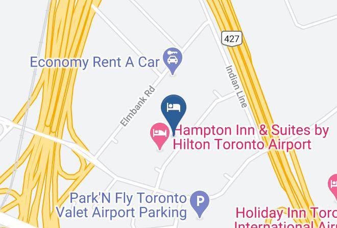 Fairfield Inn & Suites Toronto Airport Map