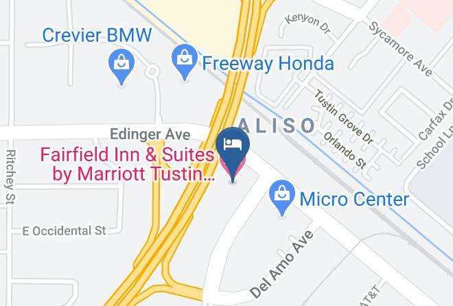 Orange - Fairfield Inn & Suites By Marriott Tustin Orange County Maps