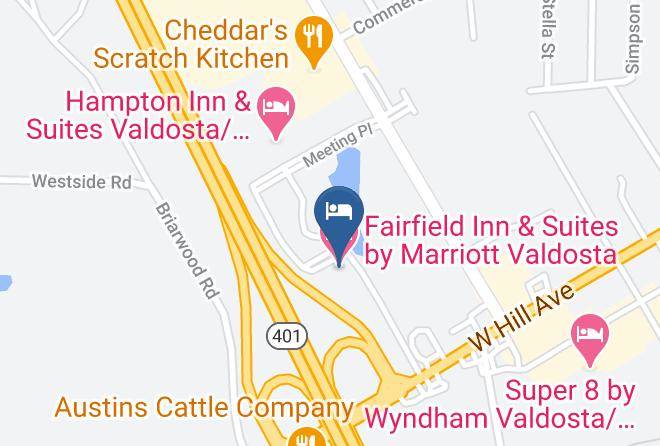 Fairfield Inn & Suites By Marriott Valdosta Map