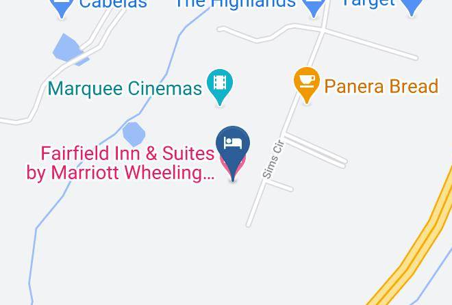 Ohio - Fairfield Inn & Suites By Marriott Wheeling At The Highlands Maps