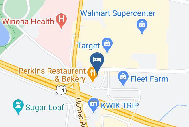 Winona - Fairfield Inn & Suites By Marriott Winona Maps