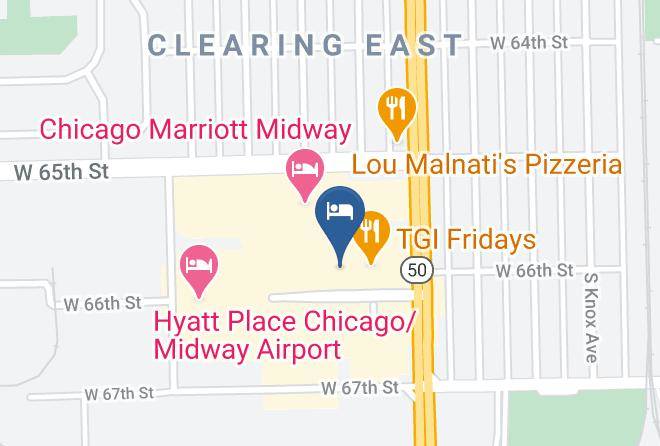 Cook - Courtyard By Marriott Chicago Midway Airport Maps