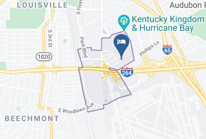 Fairfield Inn & Suites Louisville Airport Map