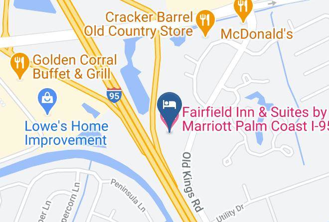 Flagler - Fairfield Inn & Suites By Marriott Palm Coast I 95 Maps