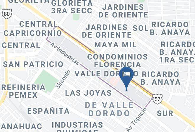 San Luis Potosi Valle Dorado 6 - Fairfield Inn & Suites San Luis Potosi Maps