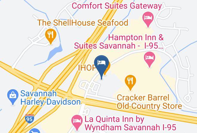 Springhill Suites By Marriott Savannah I 95 South Map