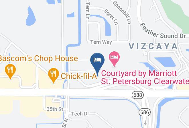 Pinellas - Fairfield Inn & Suites By Marriott St Petersburg Clearwater Maps
