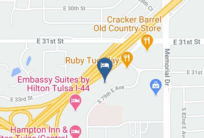 Tulsa - Fairfield Inn & Suites By Marriott Tulsa Central Maps
