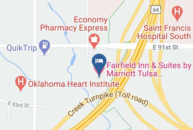 Tulsa - Fairfield Inn & Suites By Marriott Tulsa Southeast Crossroads Village Maps