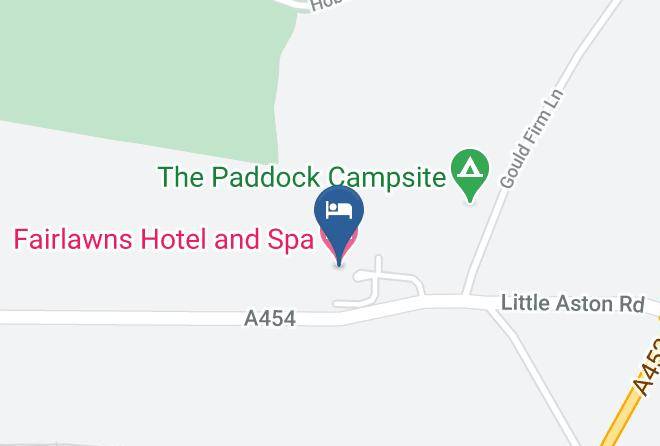 Walsall - Fairlawns Hotel And Spa Maps