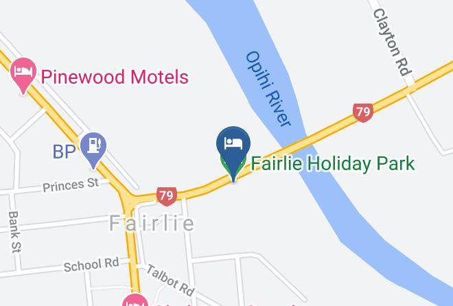 Fairlie Holiday Park Map