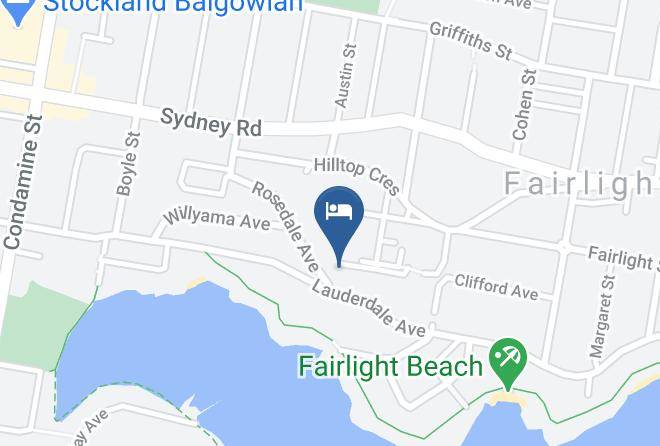 Northern Beaches - Fairlight Gardens Manly B&b Accommodation Maps