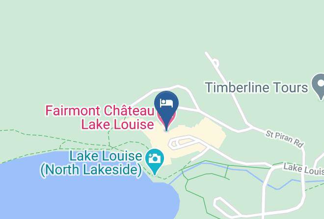 Fairmont Chateau Lake Louise Map