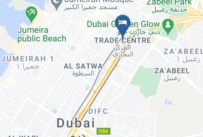 Dubai - Fairmont Dubai Maps