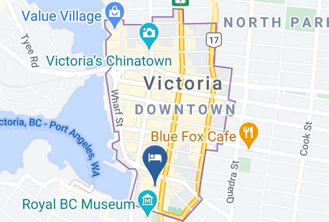 Capital - Hotel Fairmont Empress Maps