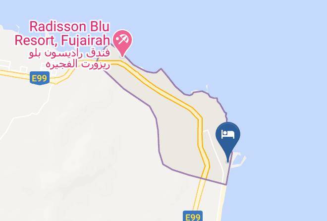 Taween Area - Fairmont Fujairah Beach Resort Maps