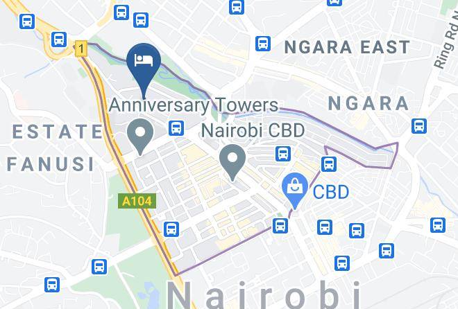 Nairobi - Fairmont Hotels & Resorts Kenya Maps
