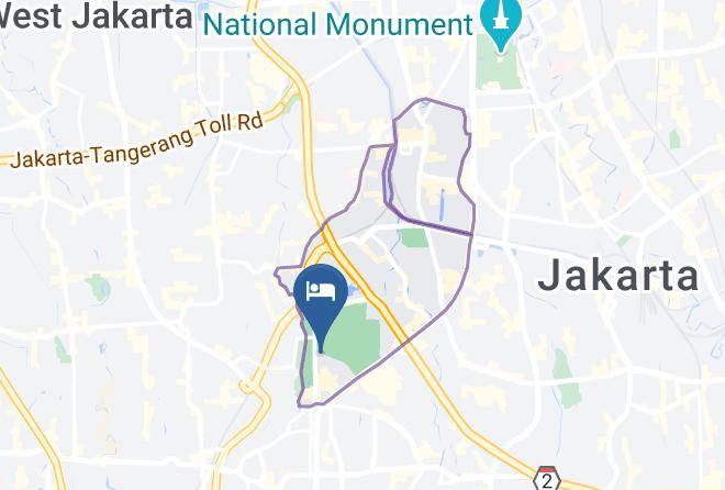 Central Jakarta - Hotel Fairmont Jakarta Maps