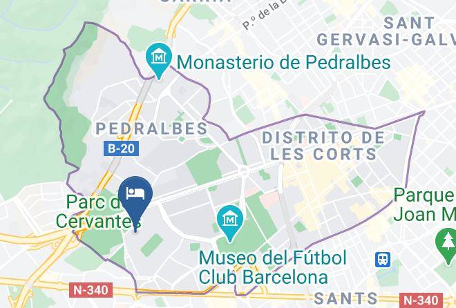 Barcelona - Fairmont Barcelona Rey Juan Carlos I Maps