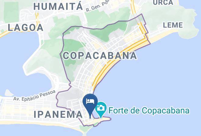Fairmont Rio De Janeiro Copacabana Map