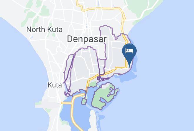 Denpasar - Hotel Fairmont Sanur Beach Bali Maps