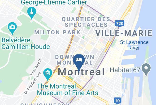 Montreal - Hotel Fairmont The Queen Elizabeth Maps