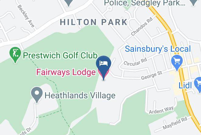 Greater Manchester - Fairways Lodge Maps