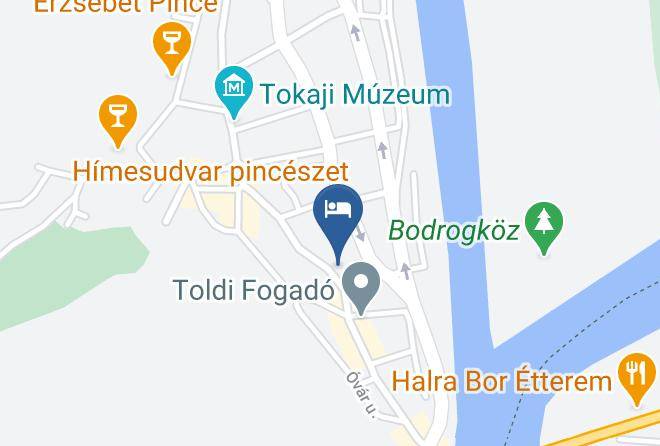Tokaj - Fakapu Pince Es Panzio Maps