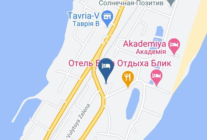 Otel Fakel Zatoka Map