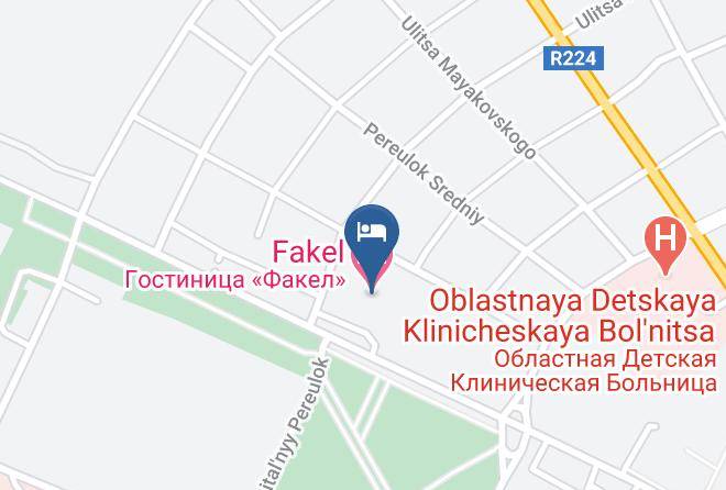 Orenburg - Fakel Hotel Maps