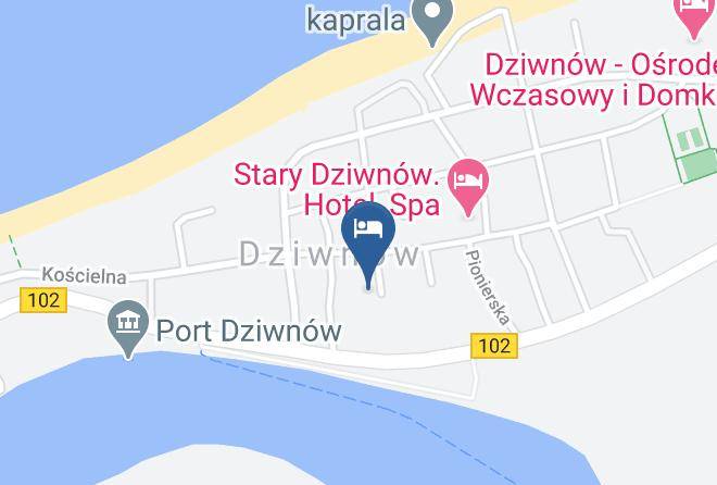 Fala Dziwnow Map