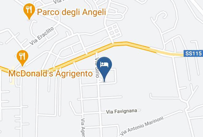 Agrigento - Falco In Pietra Maps