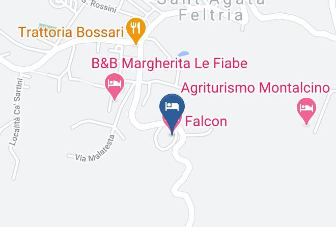 Rimini - Falcon Hotel Maps
