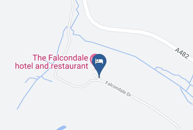 Ceredigion - Falcondale Mansion Hotel Maps