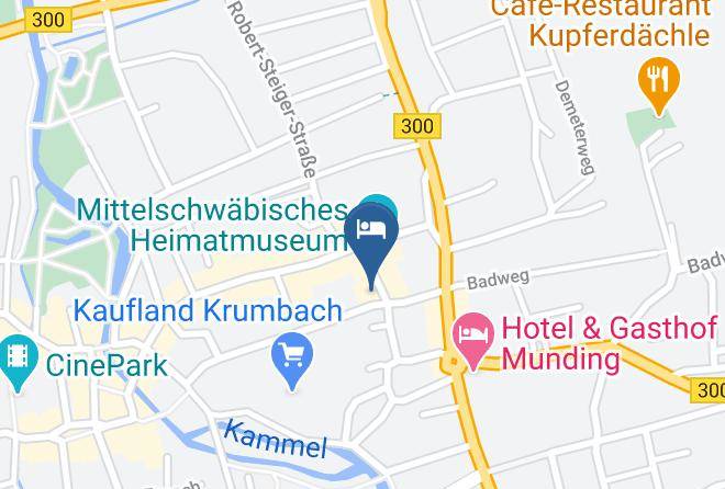 Gunzburg - Falk Gasthof Metzgerei Kg Maps