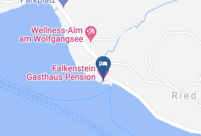 Salzburg Umgebung - Falkenstein Gasthaus Pension Maps