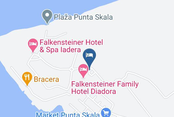 Falkensteiner Family Hotel Diadora Map