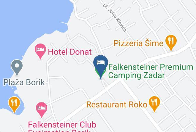 Zadar - Falkensteiner Premium Camping Zadar Maps