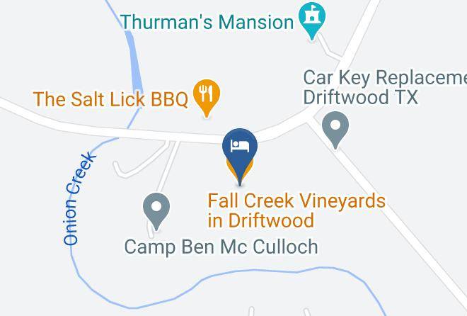 Hays - Fall Creek Vineyards In Driftwood Maps