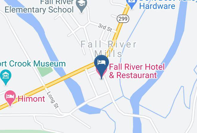 Shasta - Fall River Hotel & Restaurant Maps
