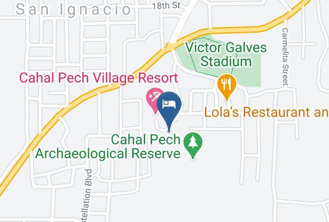 Cayo - Falling Leaves Lodge Maps