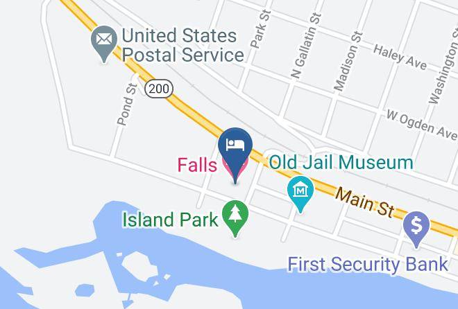 Sanders - Falls Motel Maps