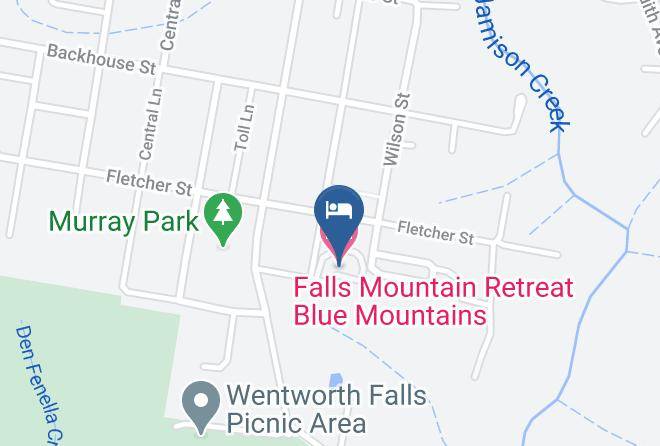 Blue Mountains - Falls Mountain Retreat Blue Mountains Maps
