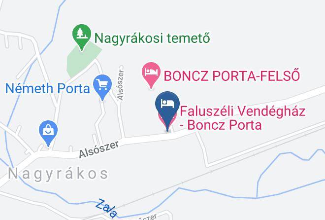 Nagyrakos - Faluszeli Vendeghaz Boncz Porta Maps