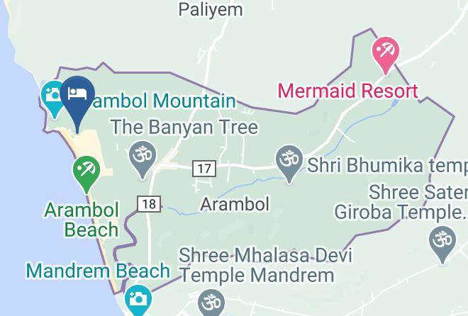 Pernem - Famafa Beach Resort Maps