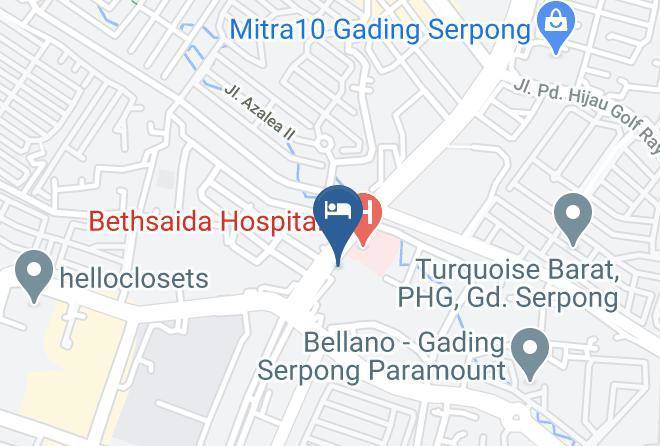 Fame Hotel Gading Serpong Map