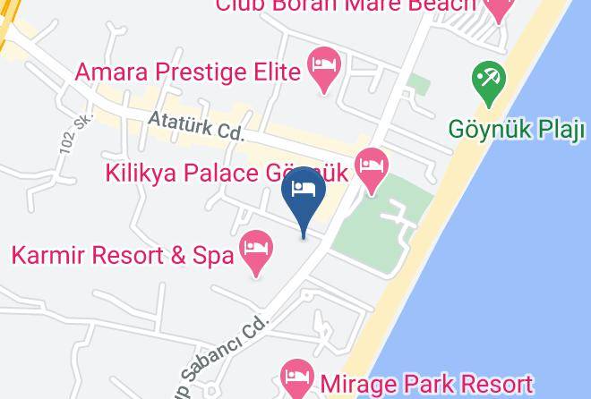 Kemer - Fame Residence Goynuk Maps